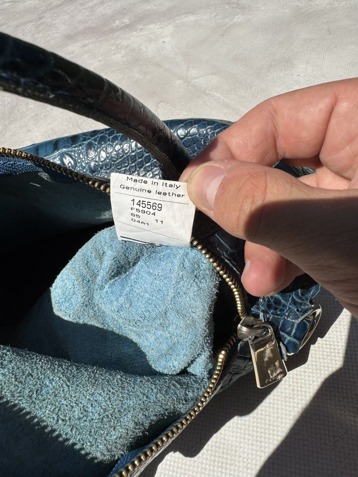 Furla Furla Crocodile Leather Bag Size ONE SIZE - 14 Thumbnail