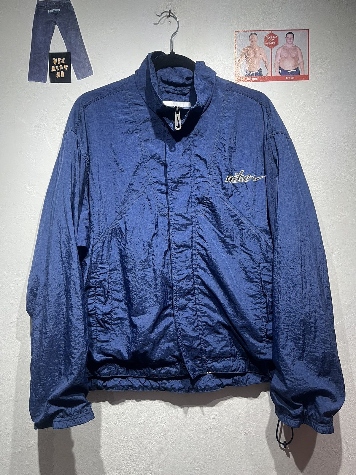Nike Vintage Nike rain jacket Size US L / EU 52-54 / 3 - 1 Thumbnail