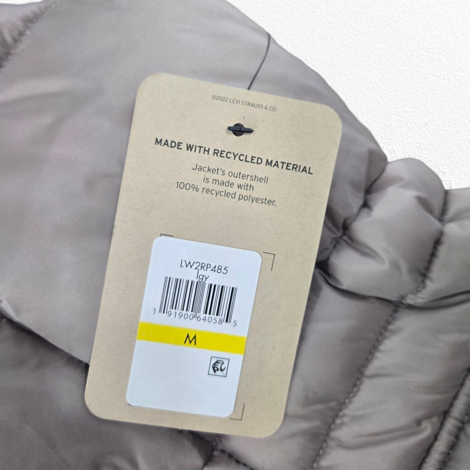 Levi's Levi’s Light Gray Hooded Puffer Vest NWT Size Medium Size M / US 6-8 / IT 42-44 - 6 Thumbnail