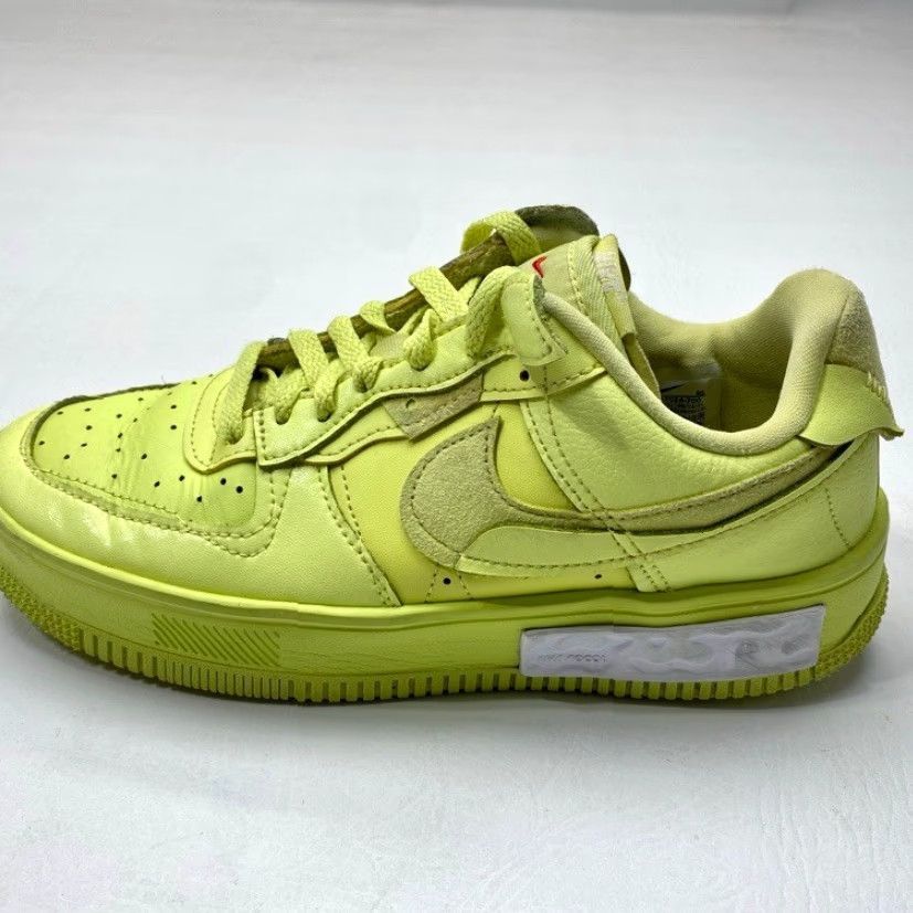 Nike VINTAGE? Nike Air Force 1 Fontanka DA7024-700 Womens Size 8 Yellow Strike Lemon 1608 Size US 8 / IT 38 - 7 Thumbnail