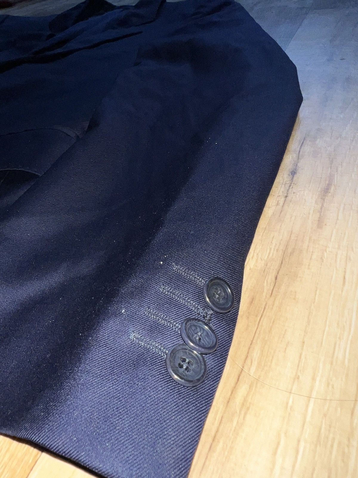 Loro Piana × Vintage Loro Piana Navy Blazer Jacket luxury made in Italy Size 50L - 5 Thumbnail