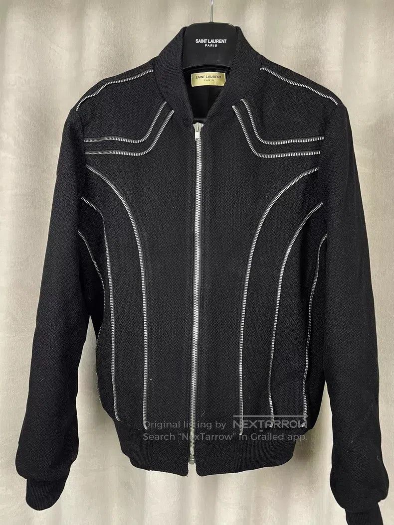 Saint Laurent Paris Saint Laurent Paris Black samurai wave fishbone multi-zip Size US S / EU 44-46 / 1 - 3 Thumbnail