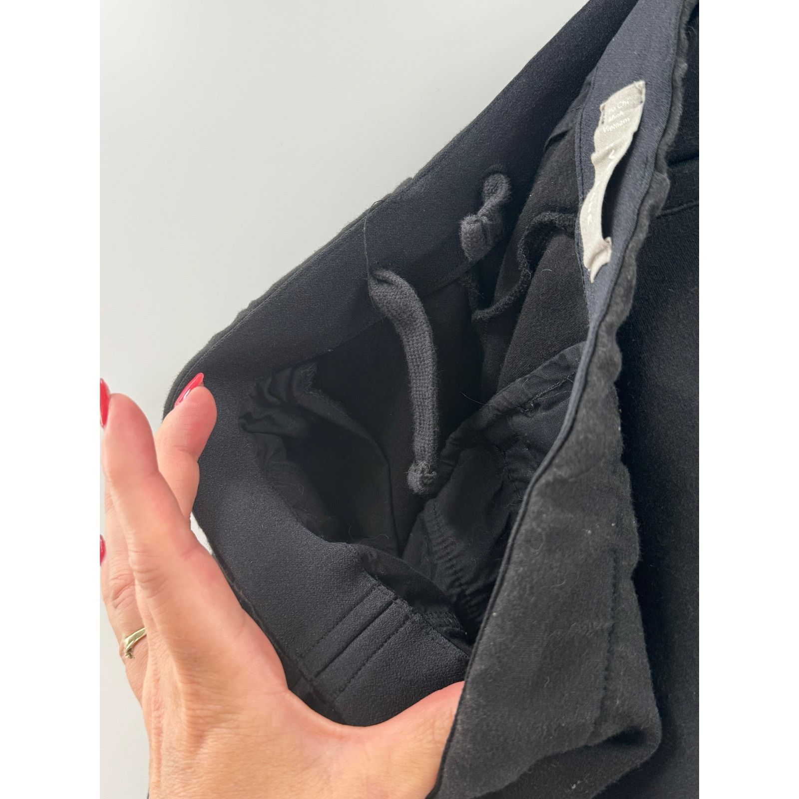 Everlane Everlane Slow Fashion Black Corp Pants Large Pleated Comfy Size 32" / US 10 / IT 46 - 9 Thumbnail