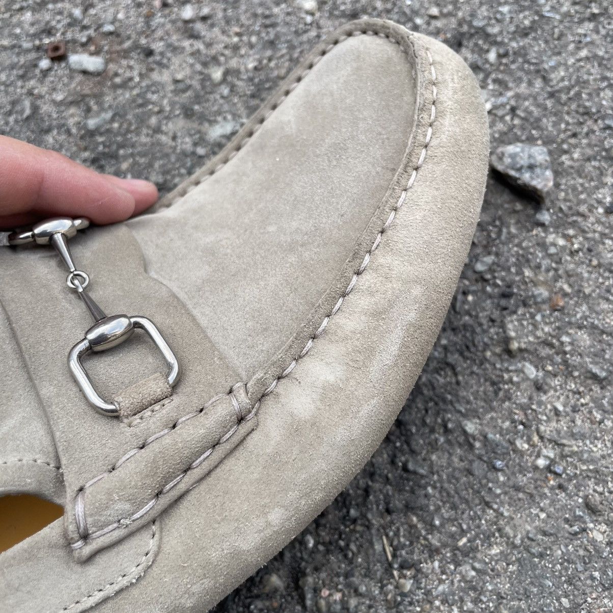 Gucci GUCCI Loafers Horsebit Drivers Suede Shoes Classic boots wes Size US 10.5 / EU 43-44 - 8 Thumbnail