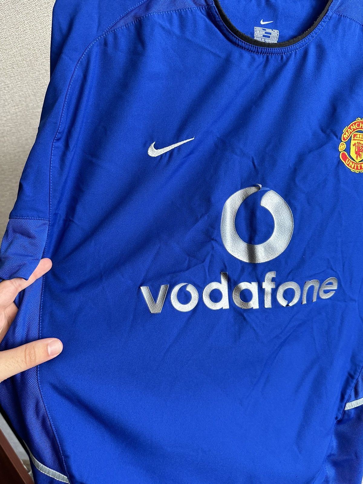 Nike 2002/03 Nike Manchester United Vintage Third Kit Jersey Size US L / EU 52-54 / 3 - 5 Thumbnail