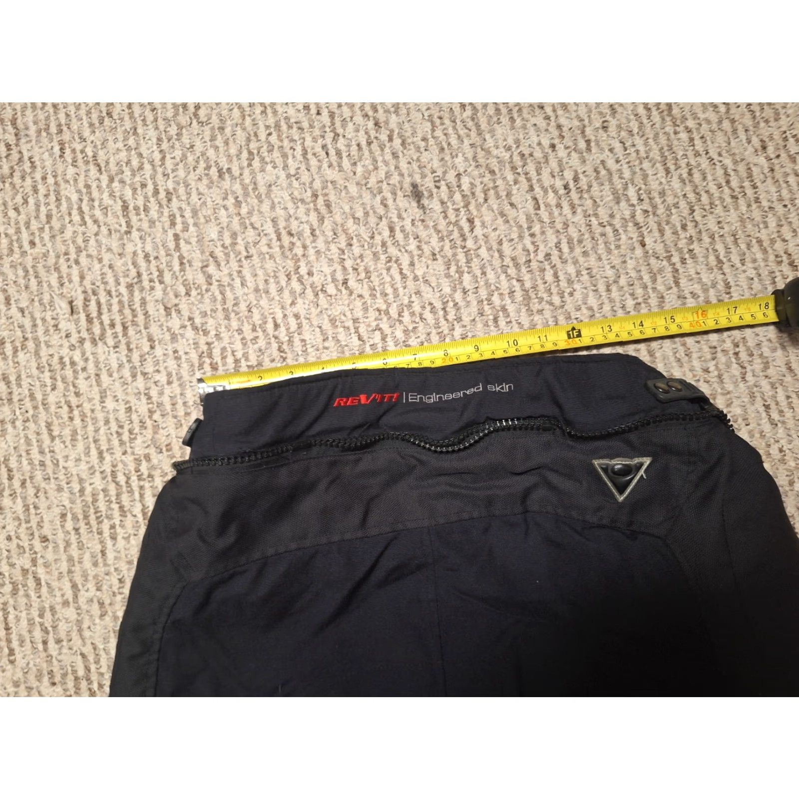 Skin Rev'it Motorcycle Pants XL Black Regular Straight Lined Pockets Jeans/Travel Style Men Motorcycle Season Spring Summer Winter Size US 36 / EU 52 - 6 Thumbnail