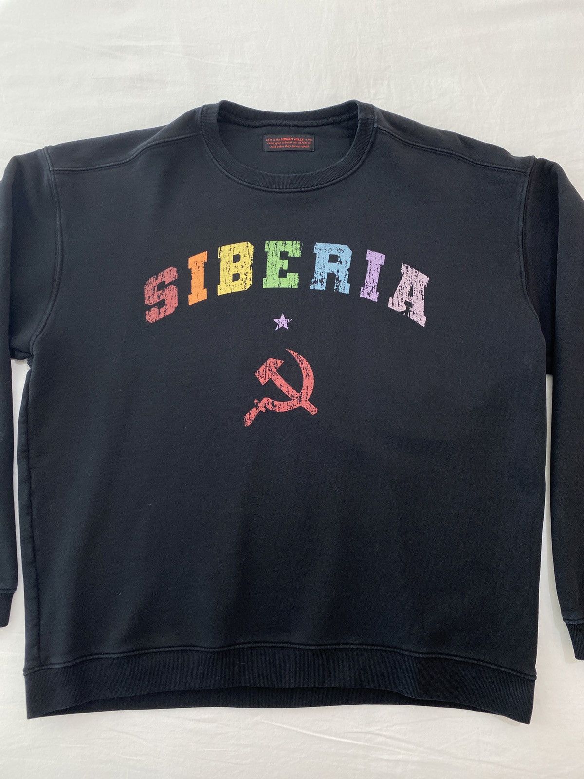 Siberia Hills Siberia Hills FW19 Hammer and Sickle/Siberian Blood Crewneck Size US M / EU 48-50 / 2 - 4 Thumbnail