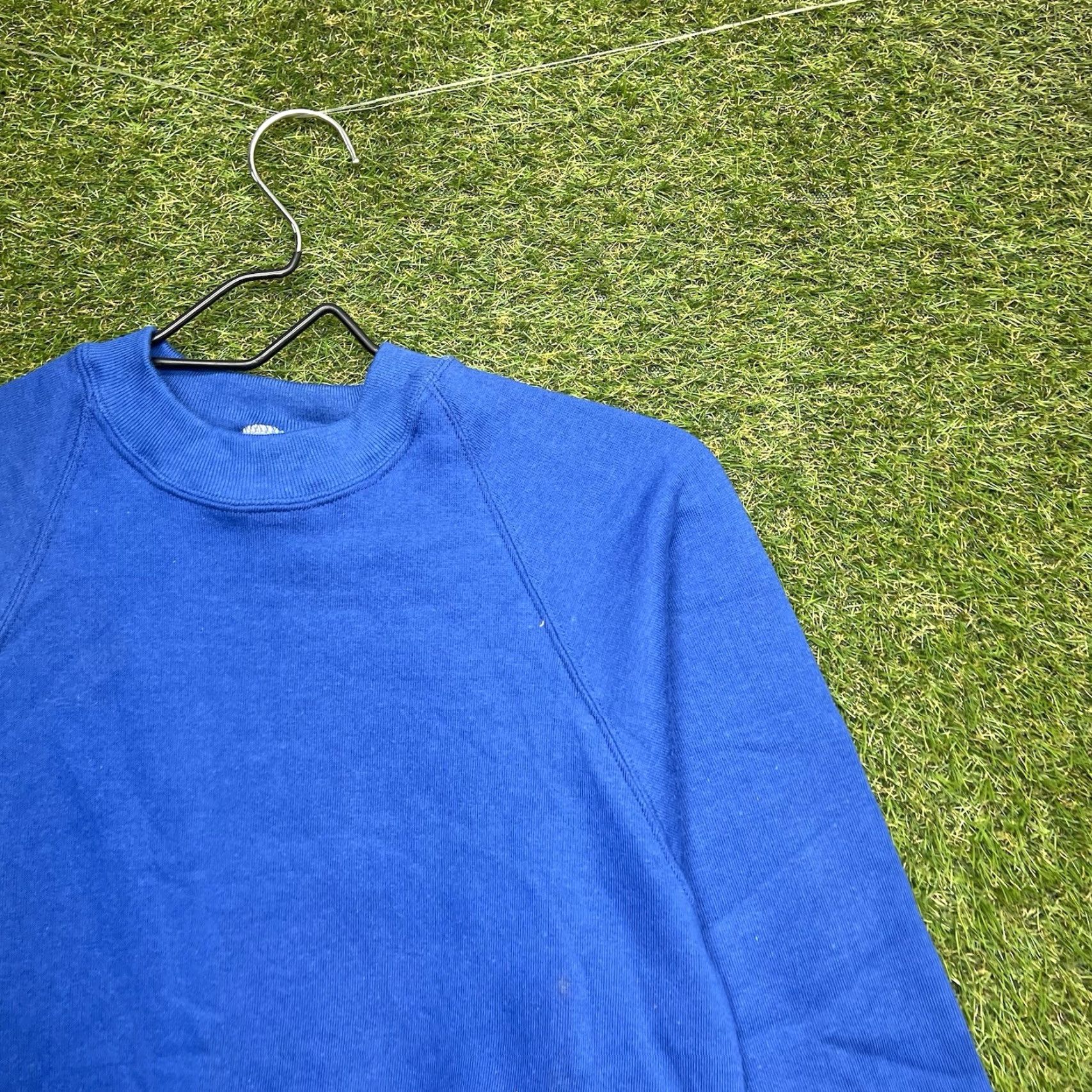 Russell Athletic VINTAGE Russell Athletic Super Weights Sweatshirt Mens Small NWT Blue Crew Neck Long Sleeve Fleece Cotton Polyester Rayon 80s Size US S / EU 44-46 / 1 - 2 Thumbnail