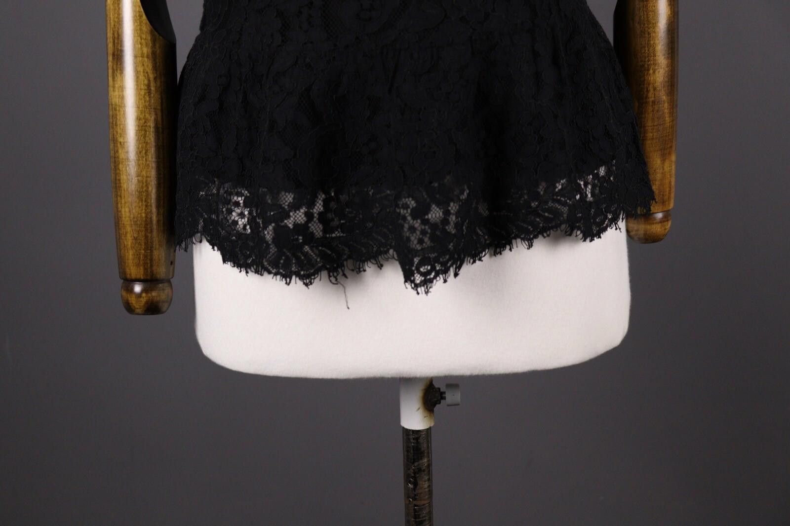 Lauren Ralph Lauren Lauren Ralph Lauren Black Floral Embroidered Shirt Blouse 6 Size M / US 6-8 / IT 42-44 - 4 Thumbnail