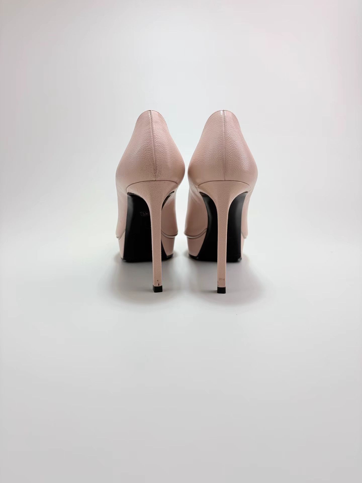Saint Laurent Paris Saint Laurent SLP Nude Pink High Heels K1 Size US 6.5 / IT 36.5 - 3 Thumbnail