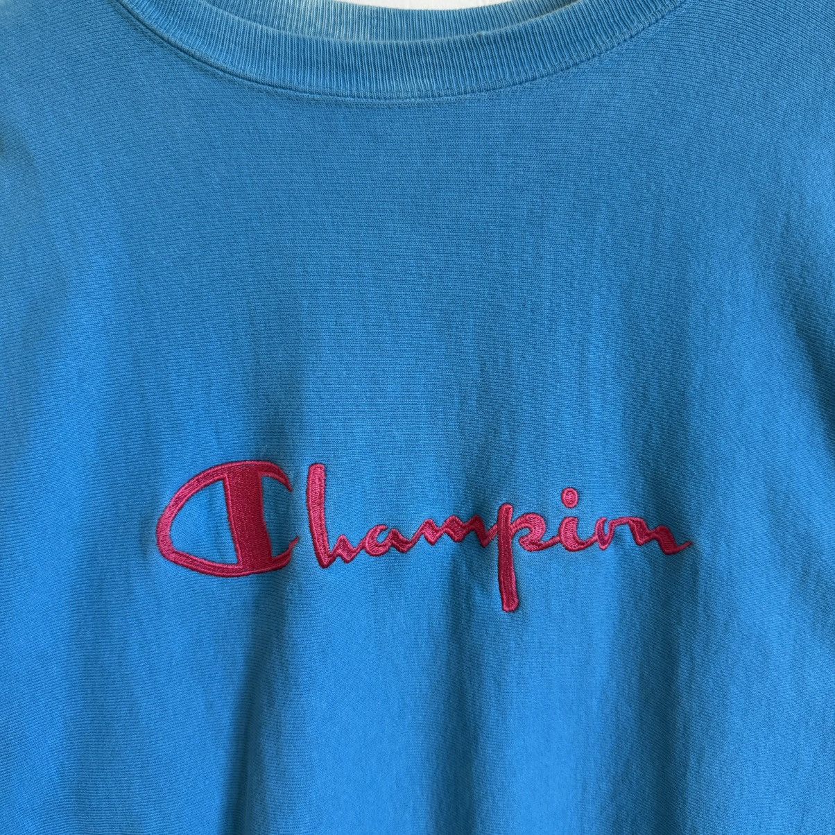 Champion Champion Reverse Weave Vintage Crewneck Embroidered Logo Size US L / EU 52-54 / 3 - 3 Thumbnail