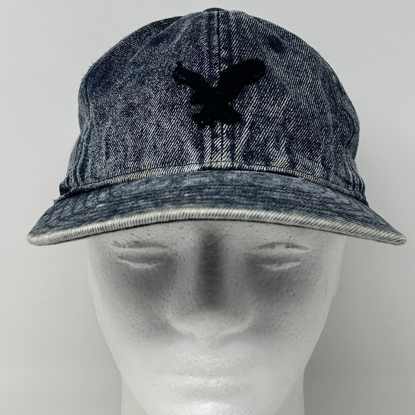 American Eagle Outfitters American Eagle Outfitters Denim Dad Hat Baseball Cap Blue Size ONE SIZE - 2 Thumbnail