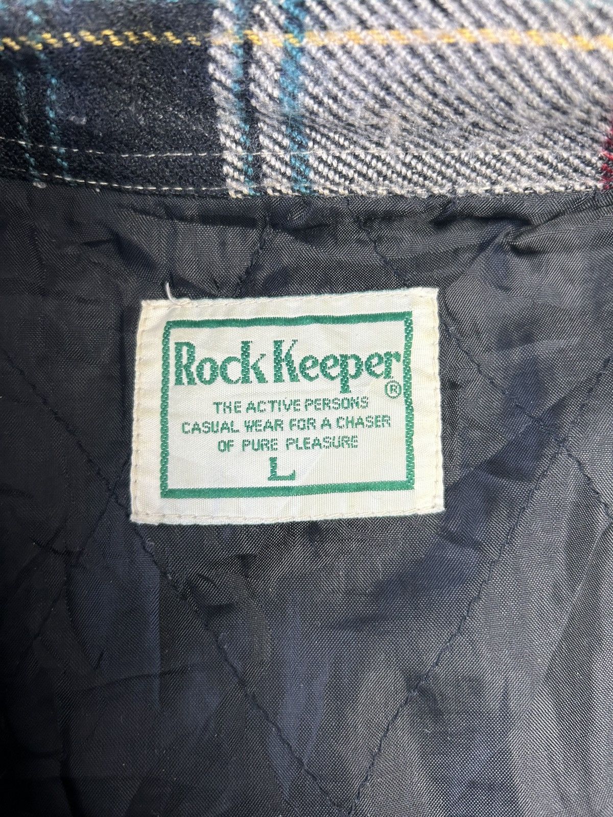 Japanese Brand ROCK KEEPER BUTTON UP WINTER SHIRT Size US L / EU 52-54 / 3 - 5 Thumbnail