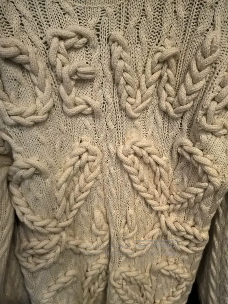 Loewe Loewe Beige Knit Sweater Size M / US 6-8 / IT 42-44 - 2 Thumbnail
