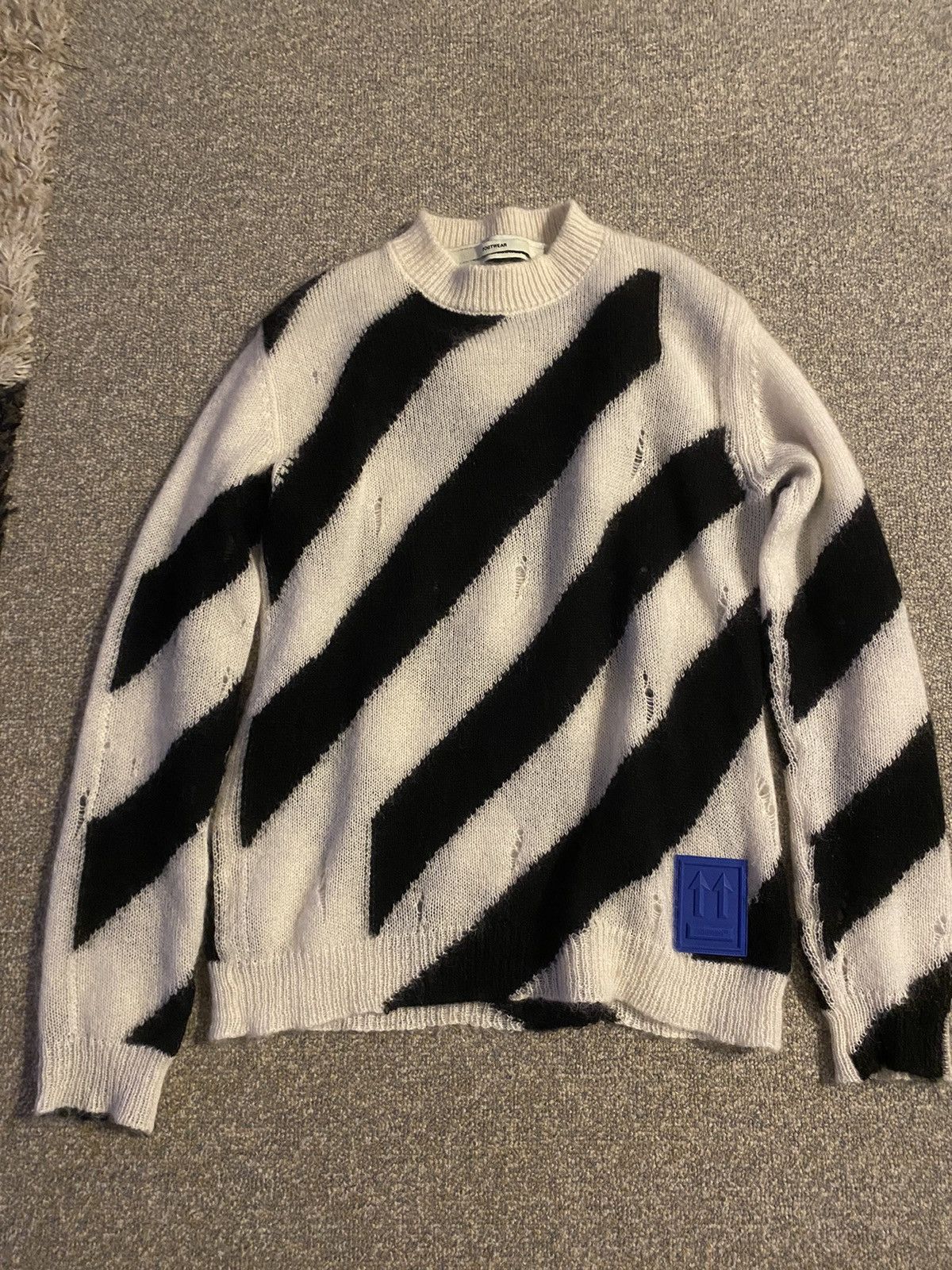 image of Off White - Diagonal Jumper, Men's (Size Large)