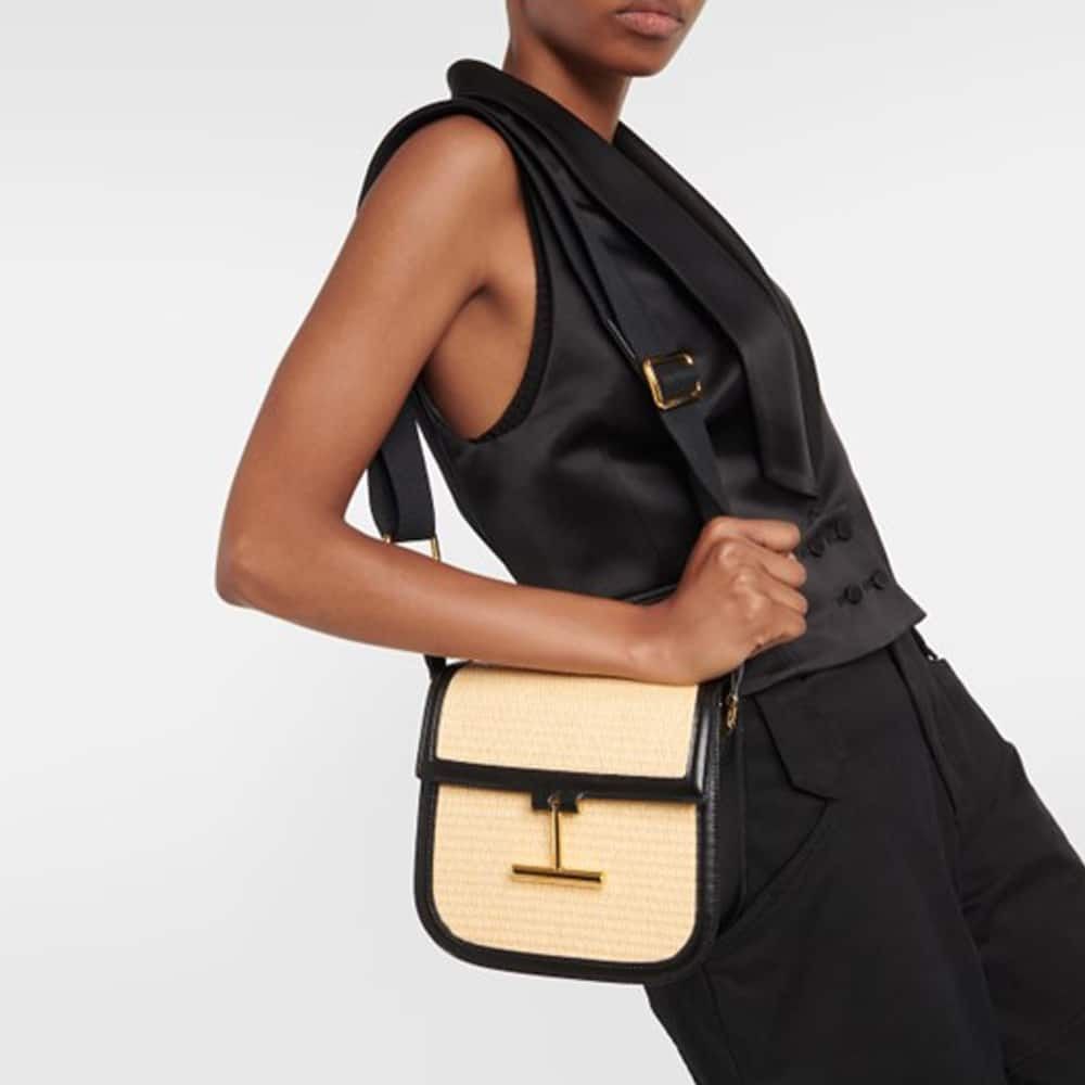 Tom Ford o1loc1c0724 Size: OS / Shoulder Bag in Black Beige Size ONE SIZE - 2 Thumbnail