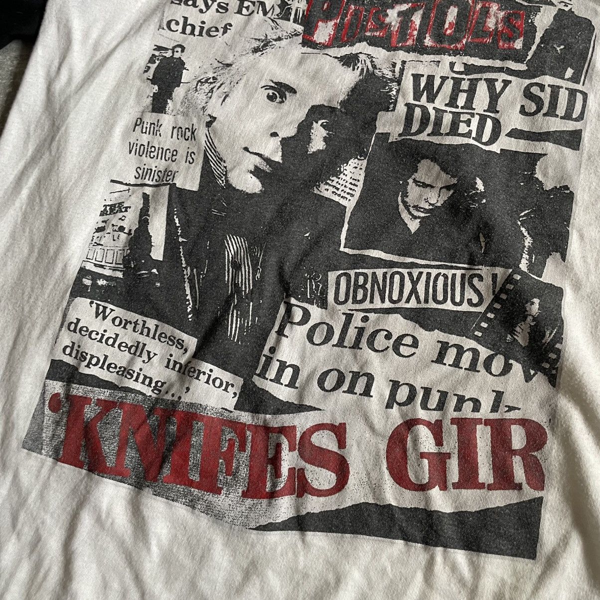 Band Tees 80s single Sid Vicious sex pistols estate shirt tee anarchy Size US S / EU 44-46 / 1 - 4 Thumbnail