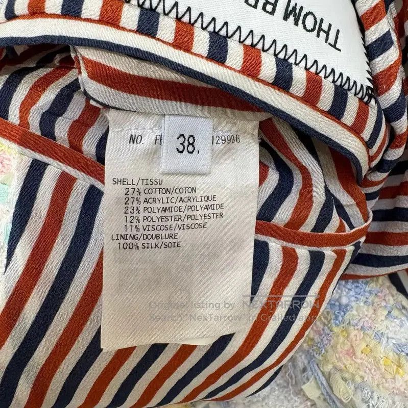 Thom Browne Thom Browne Spring Autumn Ivory Cotton Cardigan . Size M / US 6-8 / IT 42-44 - 8 Thumbnail