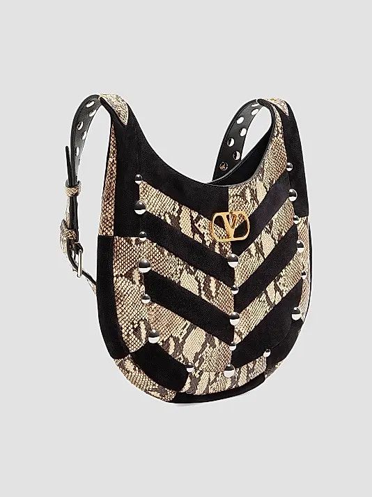 Valentino os11x0826 Size: OS / Hoboho Small Hobo Bag in Python Size ONE SIZE - 3 Thumbnail