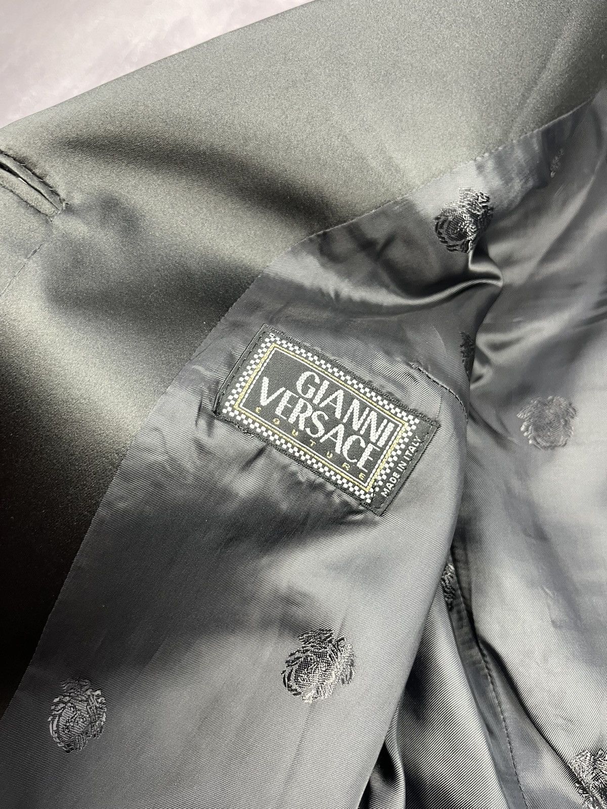 Versace Gianni Versace Wool/Silk Womens Vintage Suit Jacket Skirt Size M / US 6-8 / IT 42-44 - 10 Thumbnail