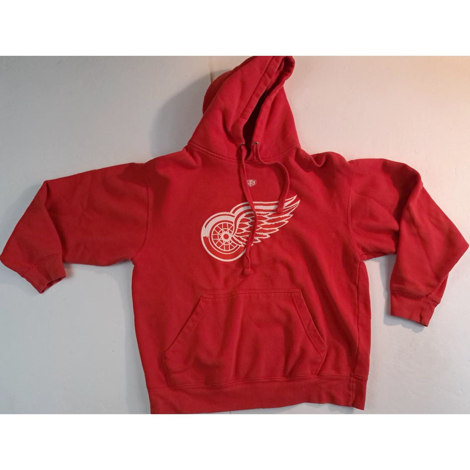 Vintage Old Time Hockey Detroit Red Wings Hoodie Sweatshirt Men Medium Red Size US M / EU 48-50 / 2 - 2 Thumbnail