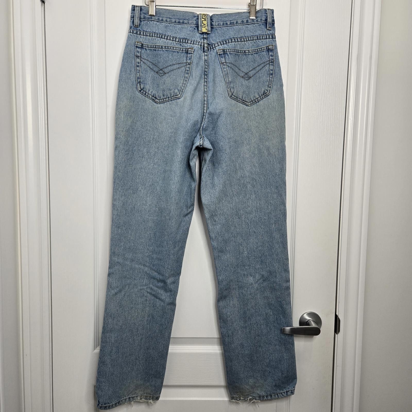 Replay Replay Jeans Men's 32 Denim Light Wash Tapered Relaxed Size US 32 / EU 48 - 3 Thumbnail