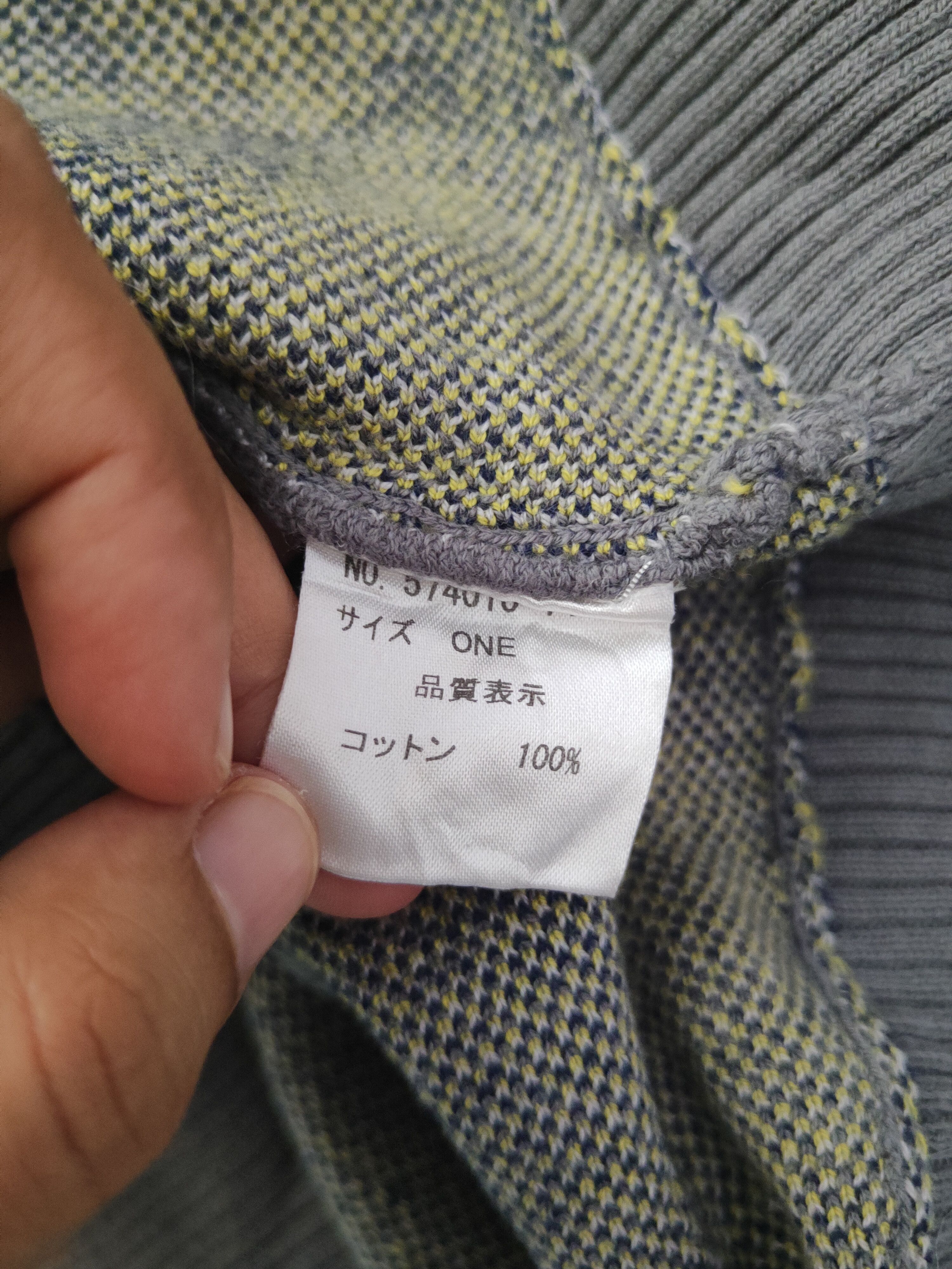 Japanese Brand DL OJM Gray Green Knitwear Sweatshirts #46-971 Size XL / US 12-14 / IT 48-50 - 9 Thumbnail