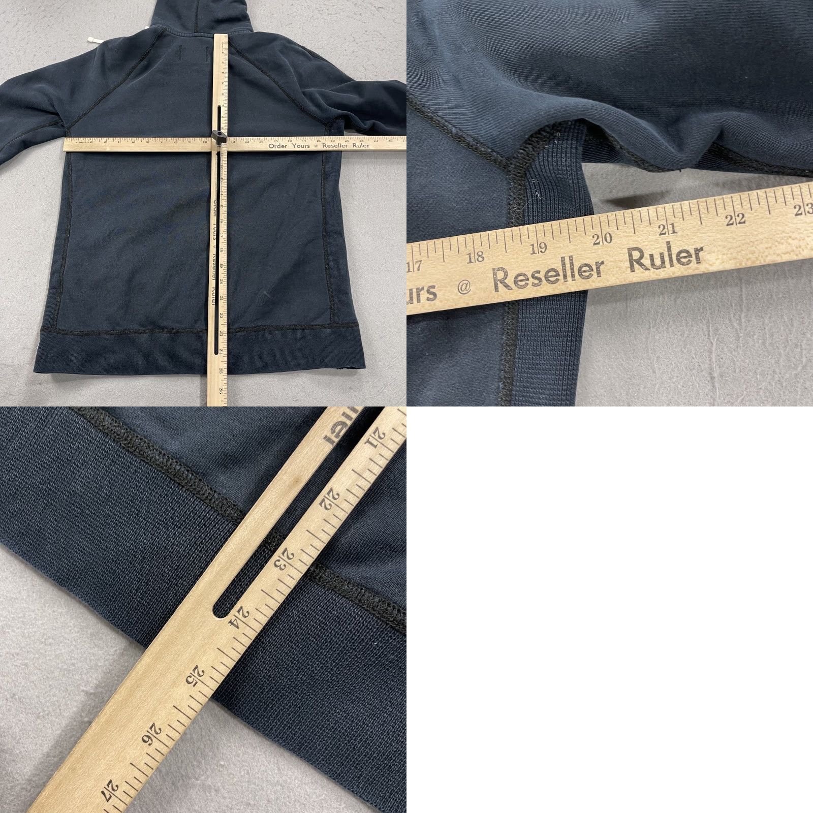 Reigning Champ VINTAGE Reigning Champ Hoodie Mens Small Black Full Zip Heavy 100% Cotton Sweatshirt Logo Size US S / EU 44-46 / 1 - 8 Thumbnail
