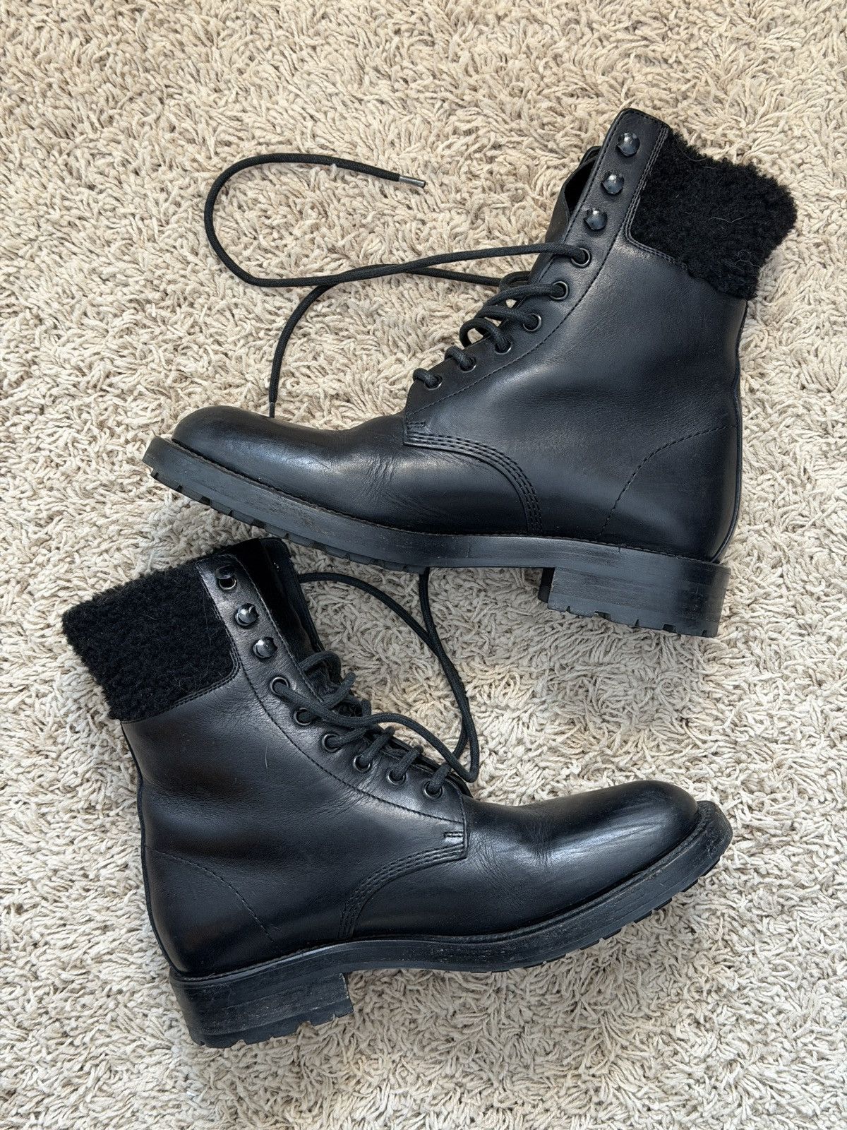 Saint Laurent Paris Saint Laurent Winter Combat Boot Size 40 Size US 7 / EU 40 - 3 Thumbnail