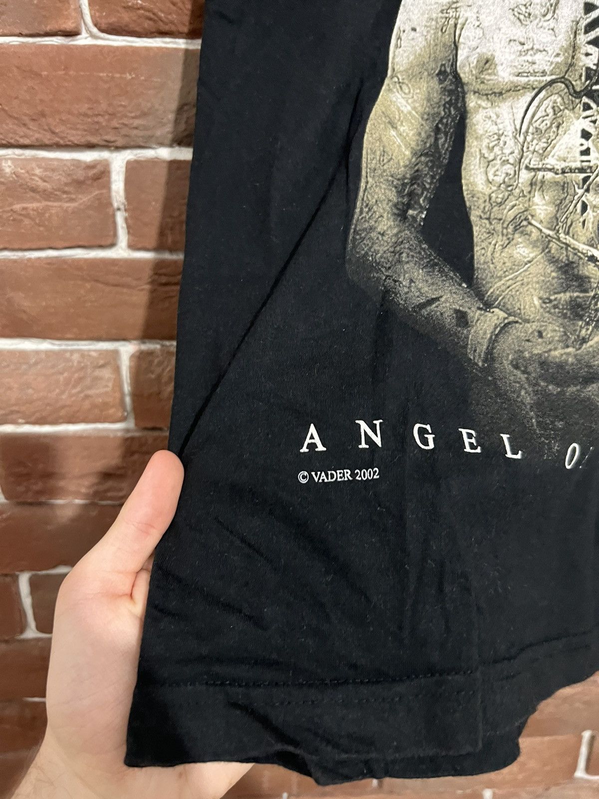 Band Tees Very Rare Vintage Vader Death Angel Metal Band Tshirt 00s Size US M / EU 48-50 / 2 - 4 Thumbnail