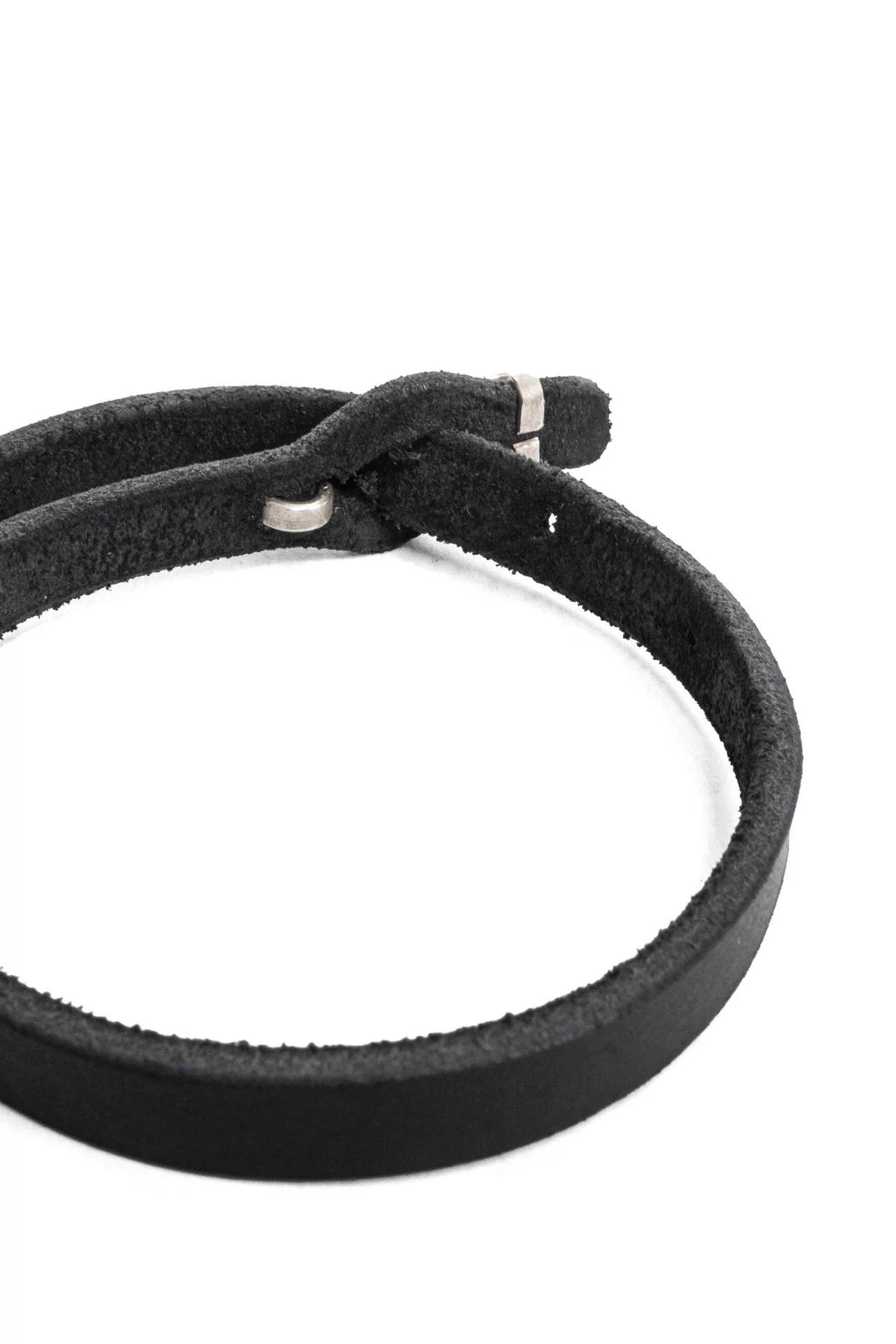 Ma+ maurizio amadei m.a+ Cross Leather Bracelet New Size ONE SIZE - 6 Thumbnail