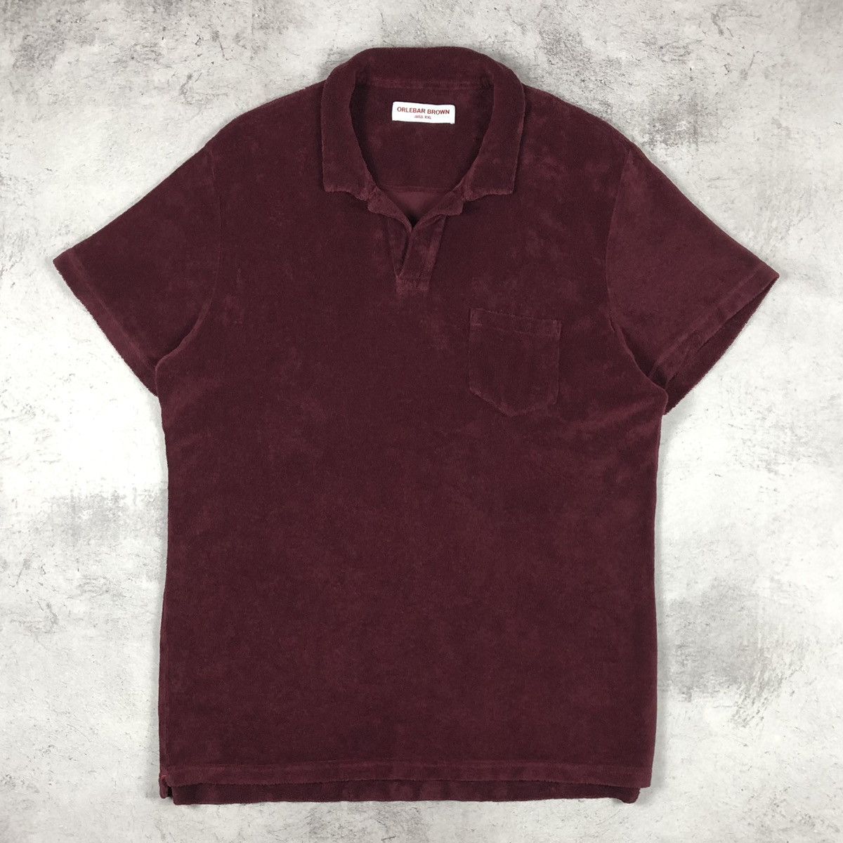 Orlebar Brown Orlebar Brown Terry Towelling Polo Shirt Size US XXL / EU 58 / 5 - 2 Thumbnail