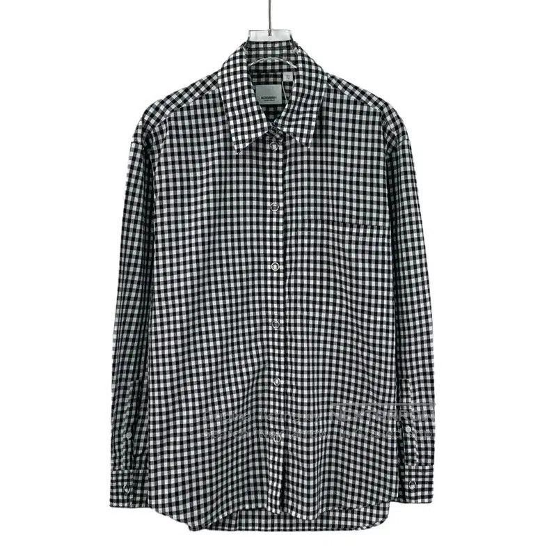 Burberry Burberry Checkered Cotton Women's Shirt. Size M / US 6-8 / IT 42-44 - 1 Thumbnail