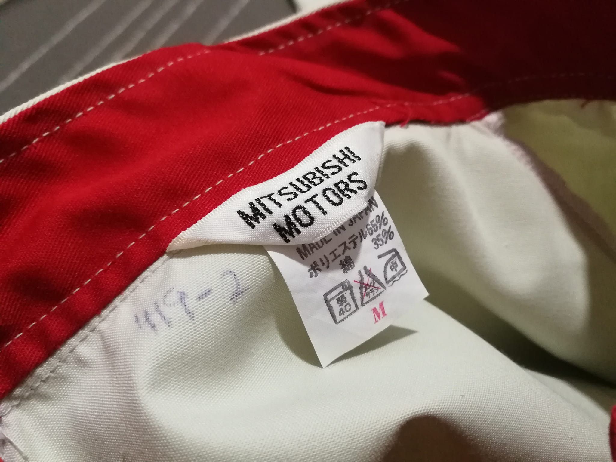 Japanese Brand Vintage MITSUBISHI MOTOR car plaza coverall XS w26-33 Size US 28 / EU 44 - 5 Thumbnail