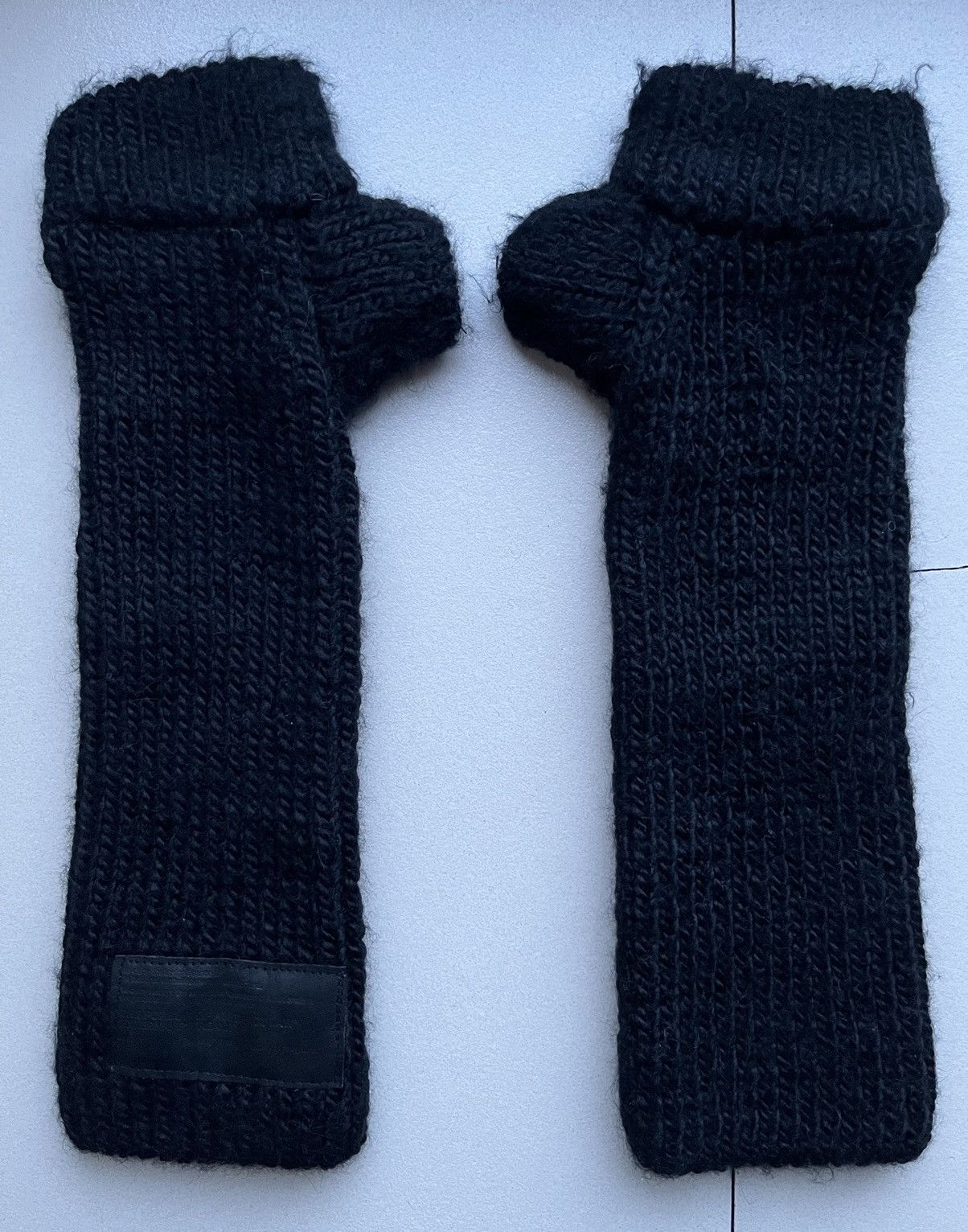 Julius Wool Knit Cut Off Gloves Size ONE SIZE - 3 Thumbnail