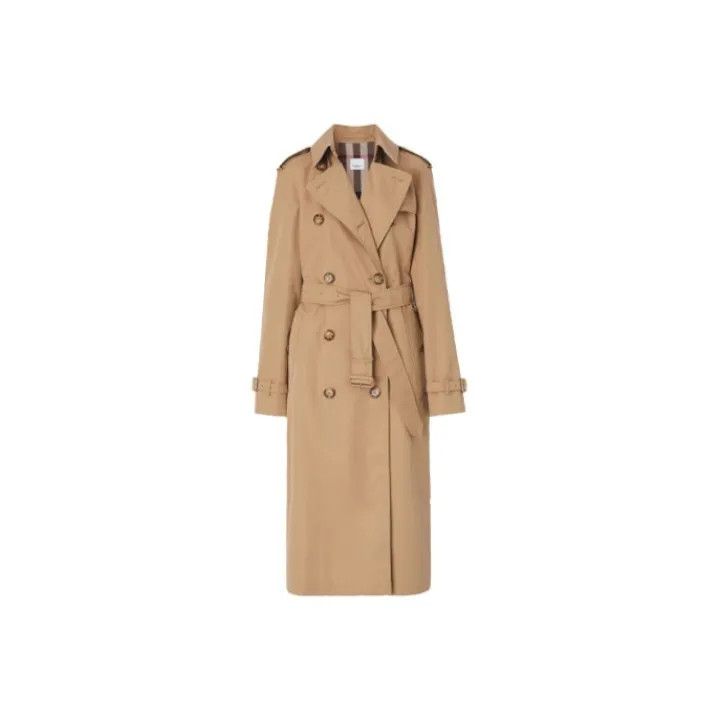 Burberry Classic Long Sleeve Trench Coat for Women 0079