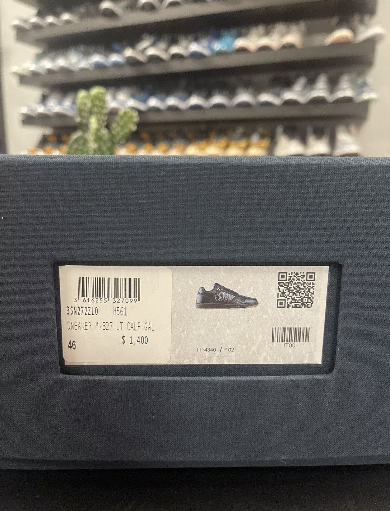 Dior Size 46EU/13 - Christian Dior Oblique Galaxy B27 Navy Size US 13 / EU 46 - 14 Thumbnail