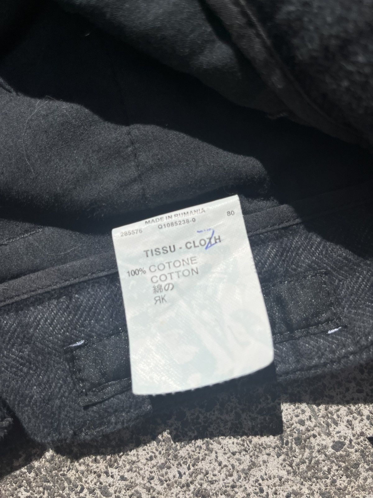 Givenchy Givenchy Cotton Dark Grey Pants Size US 33 - 8 Thumbnail