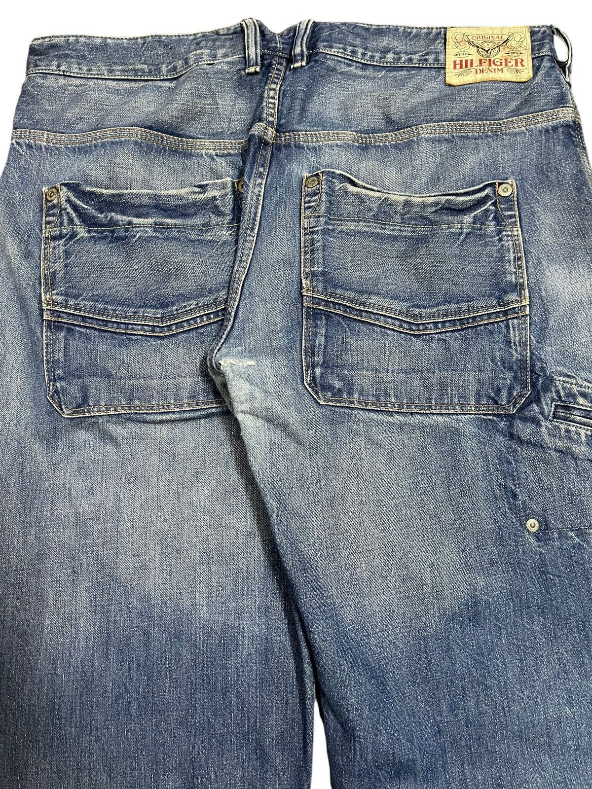 JNCO Vintage Japanese Brand Blue Wash Hip Hop Style Baggy Jeans Size US 36 / EU 52 - 6 Thumbnail