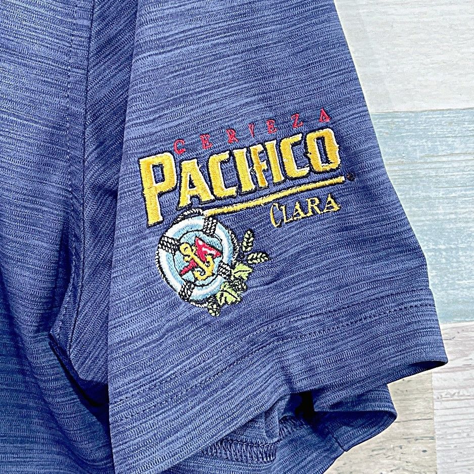 Peter Millar Cerveza Pacífico Clara Peter Millar Polo Blue Mens Large Size US L / EU 52-54 / 3 - 3 Thumbnail