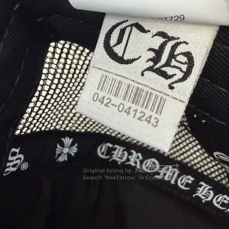 Chrome Hearts CHROME HEARTS Size OS Black three-cross leather baseball ca Size ONE SIZE - 3 Thumbnail