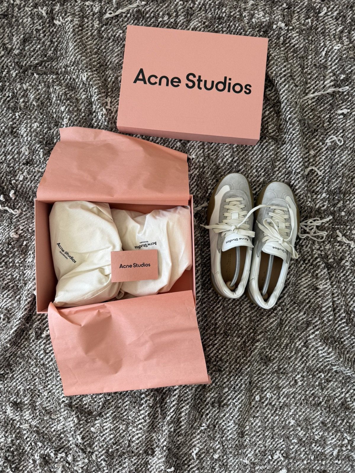 Acne Studios Acne Studios Bars White 42 Size US 8.5 / EU 41-42 - 3 Thumbnail