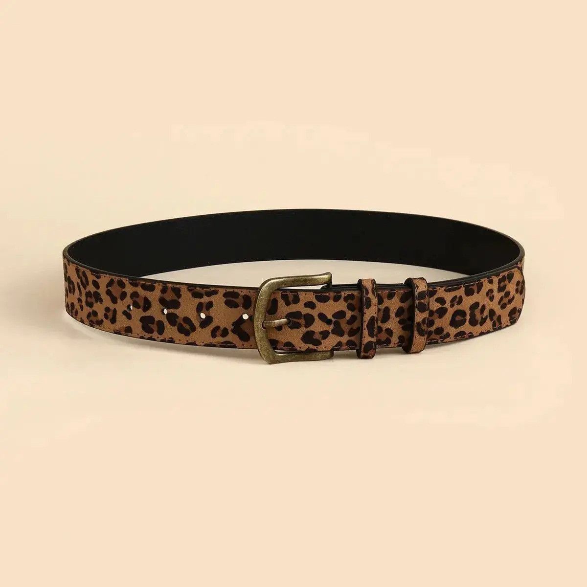 Japanese Brand 2000s leopard cheetah print belt Size 32 - 5 Thumbnail