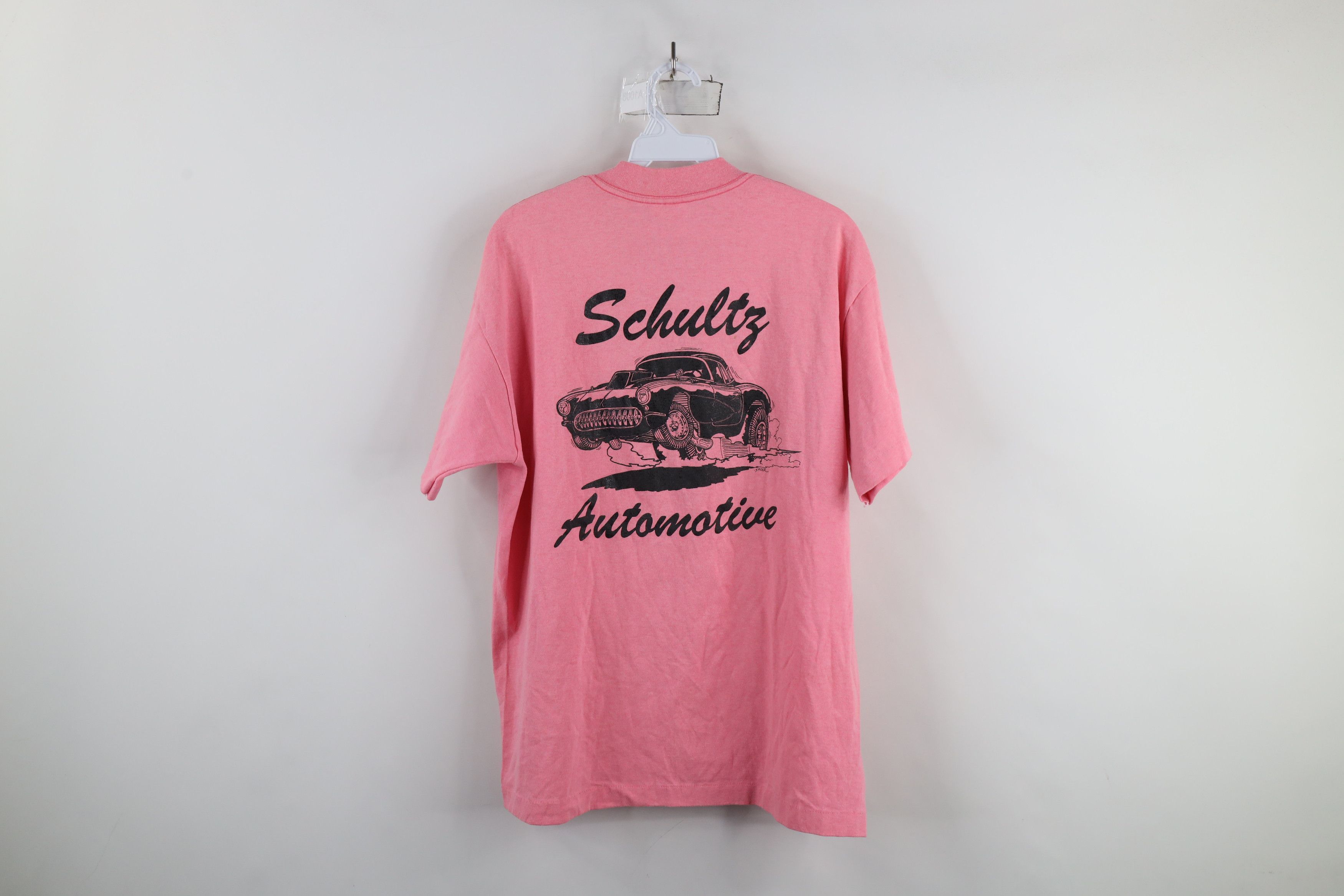 Vintage Vintage 90s Spell Schultz Automotive Muscle Car T-Shirt USA Size US XL / EU 56 / 4 - 14 Thumbnail