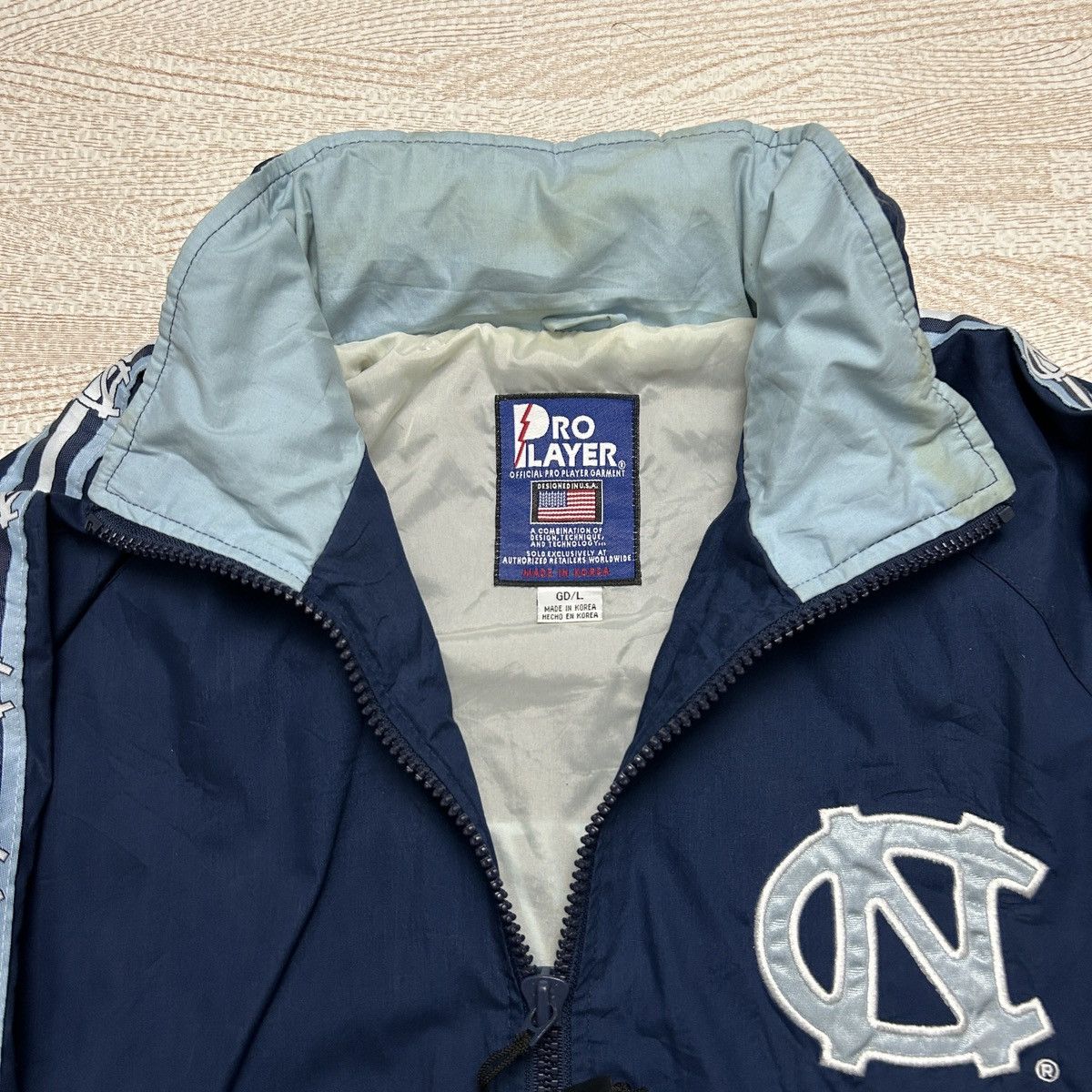 NBA × NFL × Pro Player Vintage Proplayer Tar Heels Jacket Size US L / EU 52-54 / 3 - 11 Thumbnail