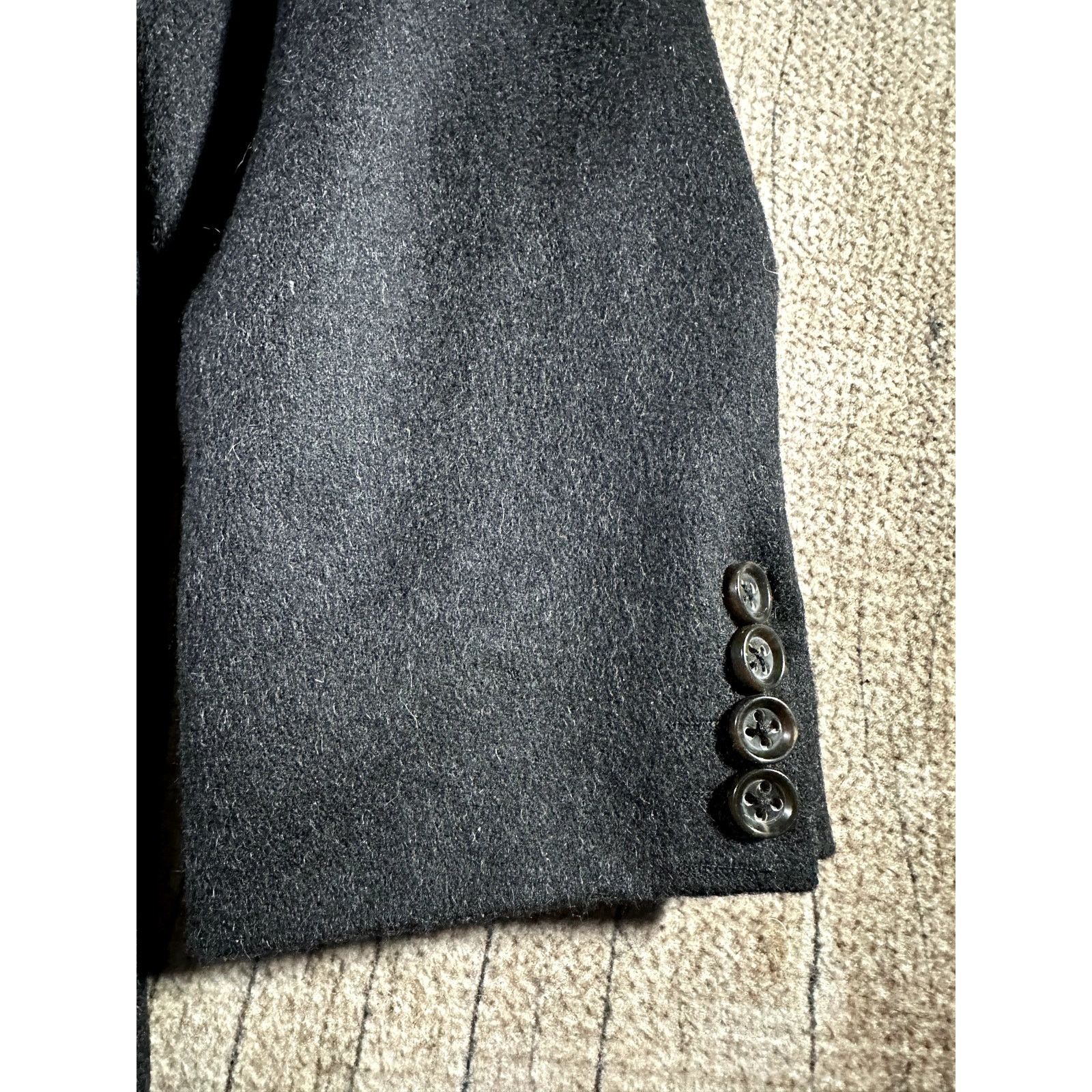 Stafford Stafford Camel Hair Sport Coat Blazer Mens 46 Grey Jacket Size US XXL / EU 58 / 5 - 5 Thumbnail