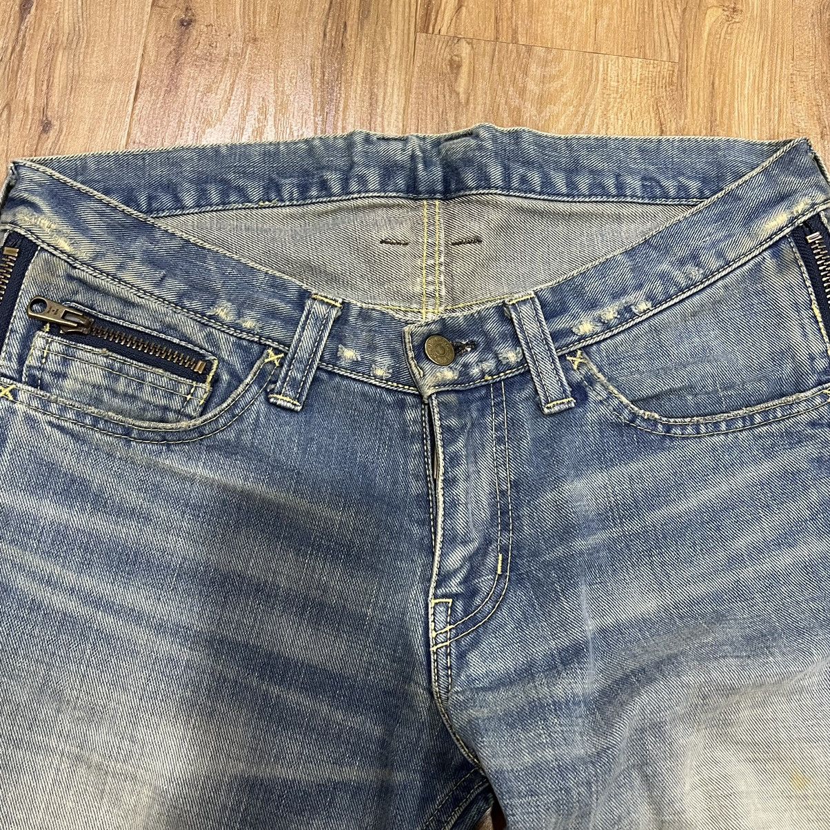 Hysteric Glamour × Japanese Brand FLARE JEANS T.M.T SIDE ZIPPER DENIM JEANS Size US 30 / EU 46 - 5 Thumbnail