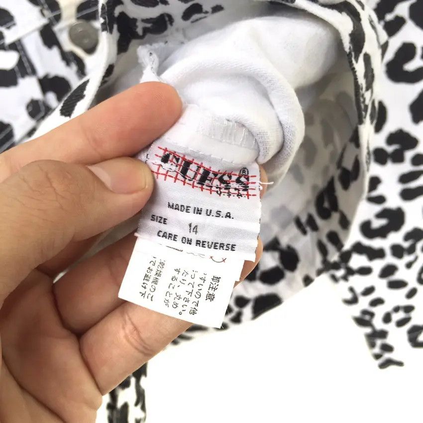 Guess Guess Georgia Marciano Leopards Camouflage Denime Jacket Size US XXS / EU 40 - 5 Thumbnail
