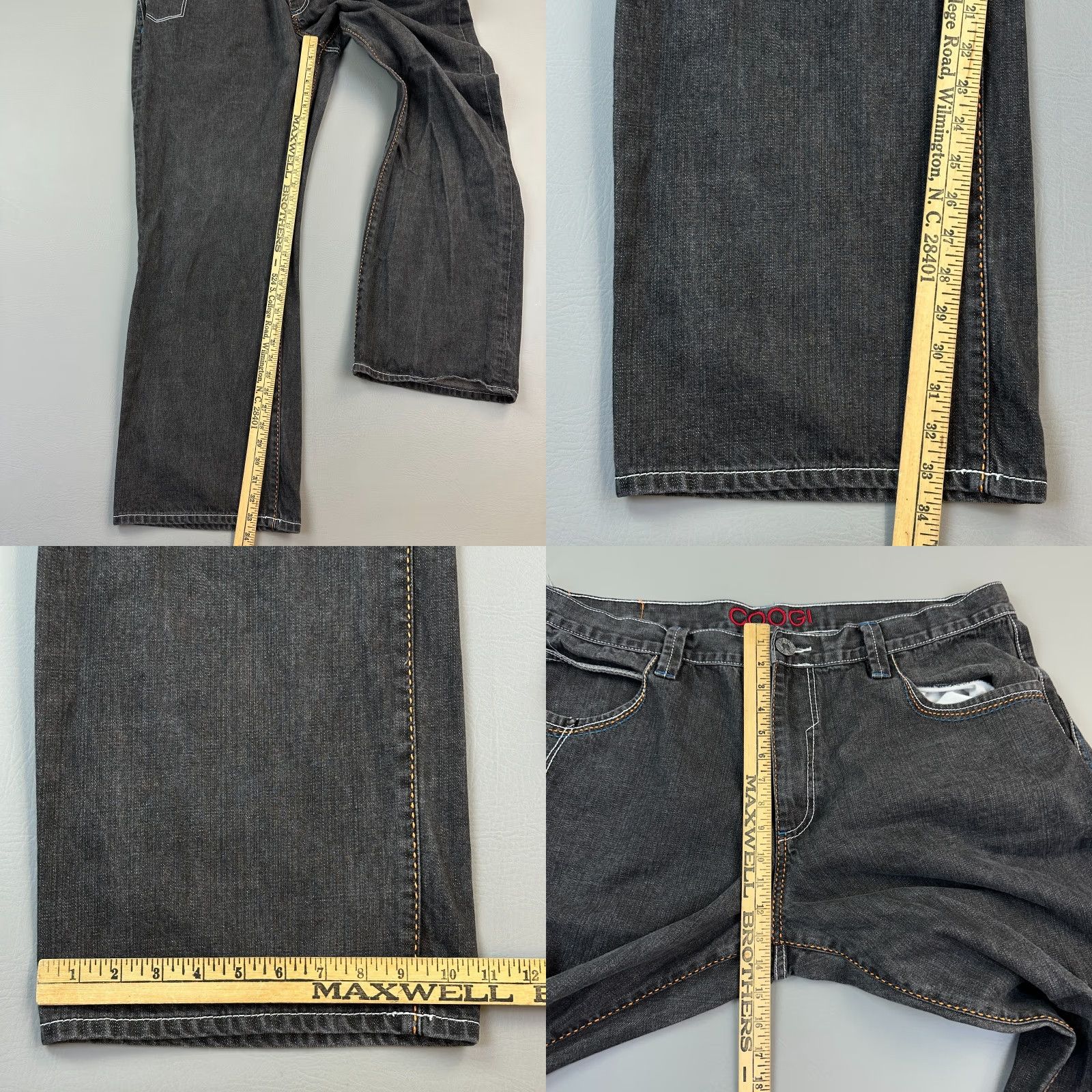 Coogi VINTAGE COOGI Jeans Mens 44x33 Charcoal Wash Baggy Wide Leg Hip Hop Y2K Jeans Mens 44x33 Charcoal Wash Baggy Wide Leg Hip Hop Y2K Size US 44 / EU 60 - 8 Thumbnail