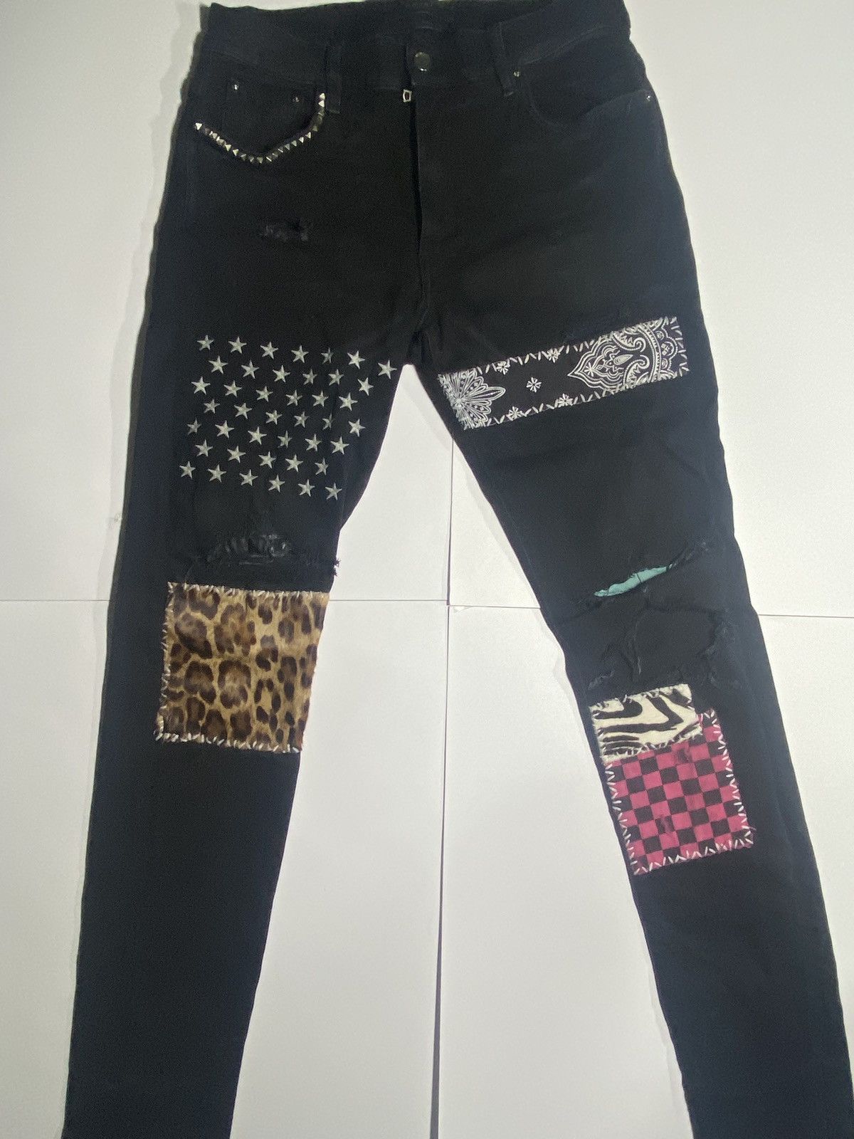 Amiri Amiri Animal Leopard Jeans Size US 32 / EU 48 - 4 Thumbnail
